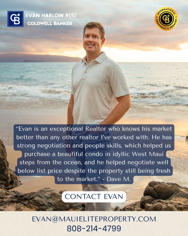 Evan Harlow Maui Realtor