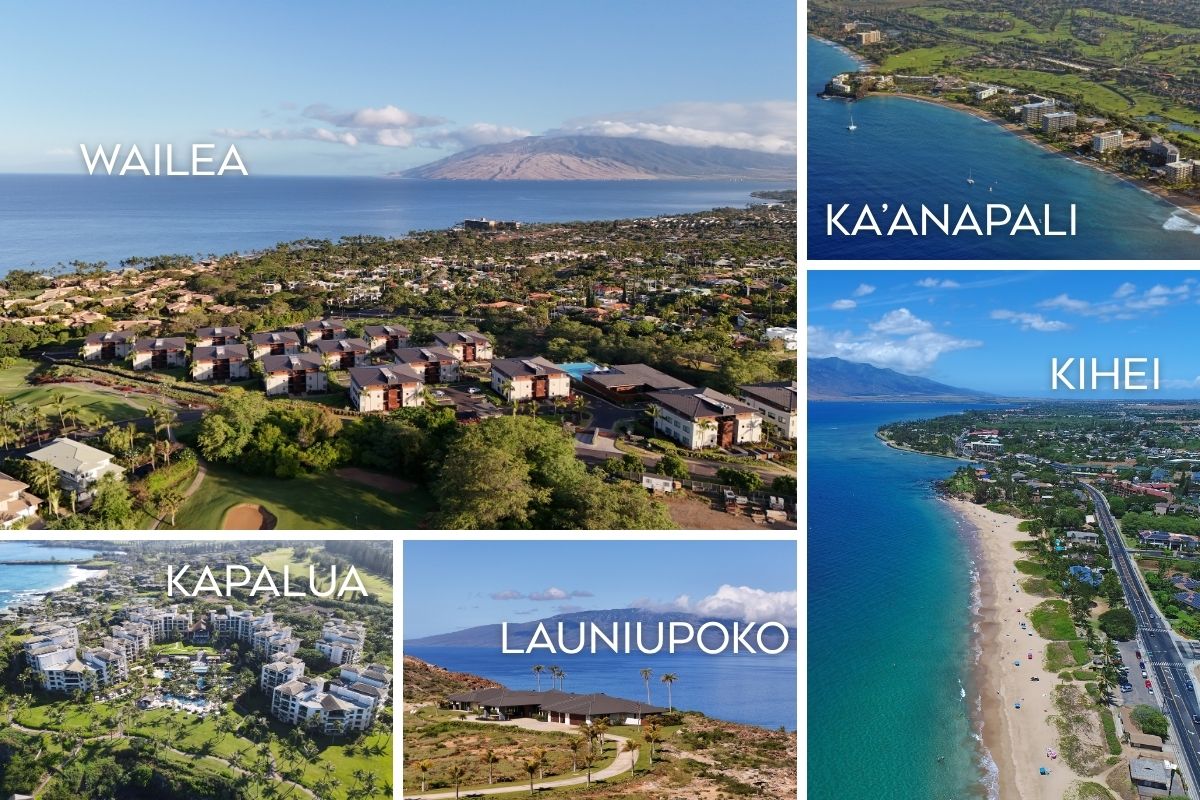 top areas for second home on maui