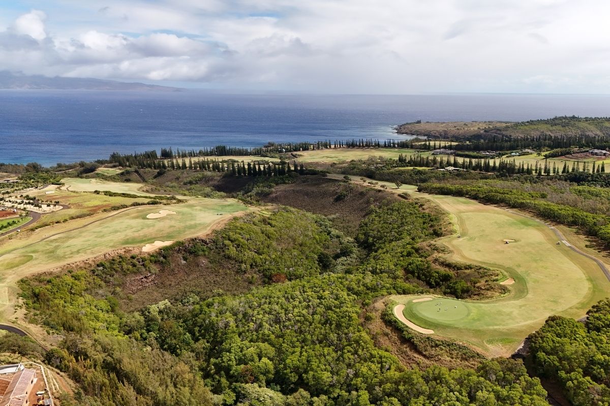 Kapalua Golf Courses During Drought